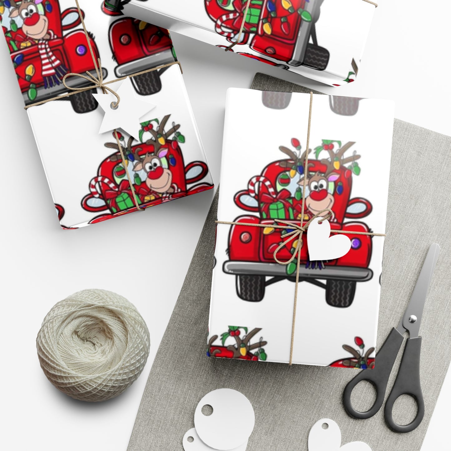 Reindeer Gift Wrap Papers