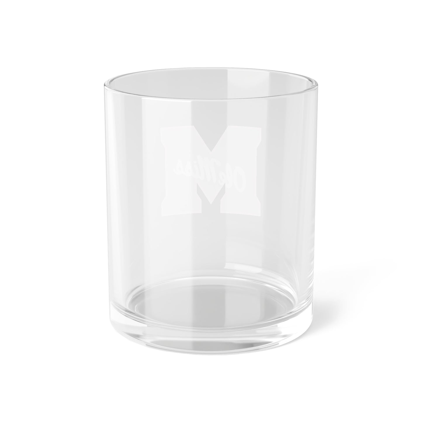 Ole Miss "M" Bar Glass