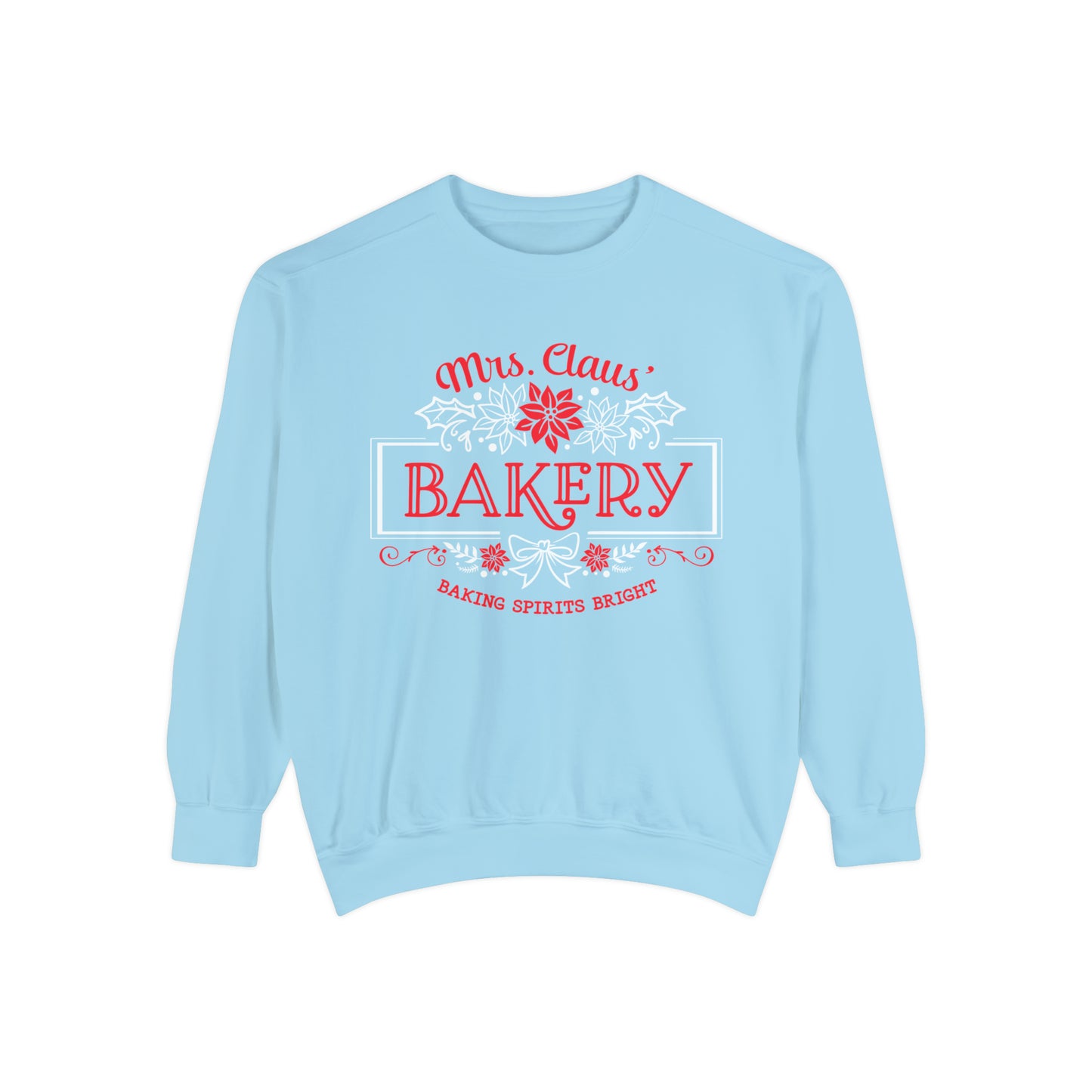 Mrs. Clause Bakery Unisex Garment-Dyed Sweatshirt