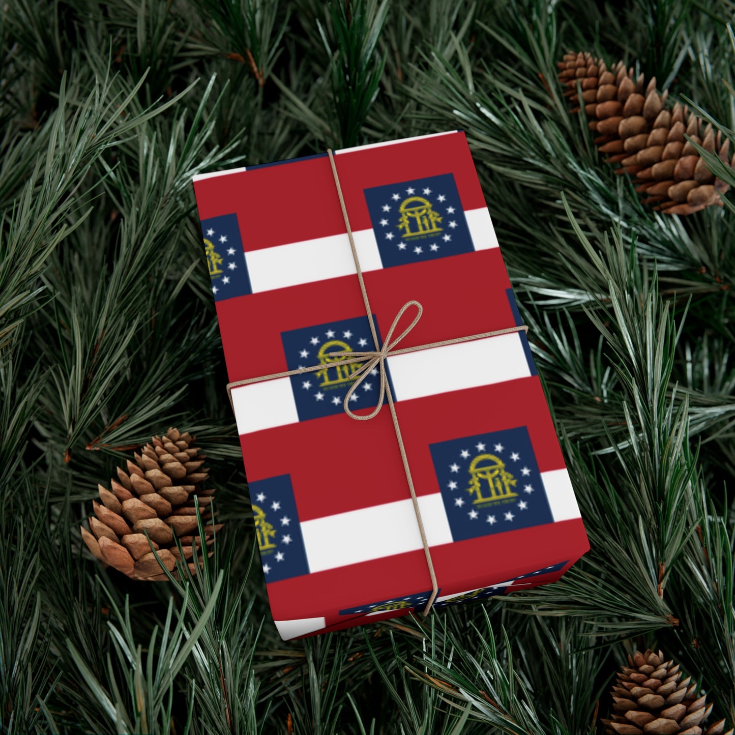 Georgia Flag Gift Wrap Papers