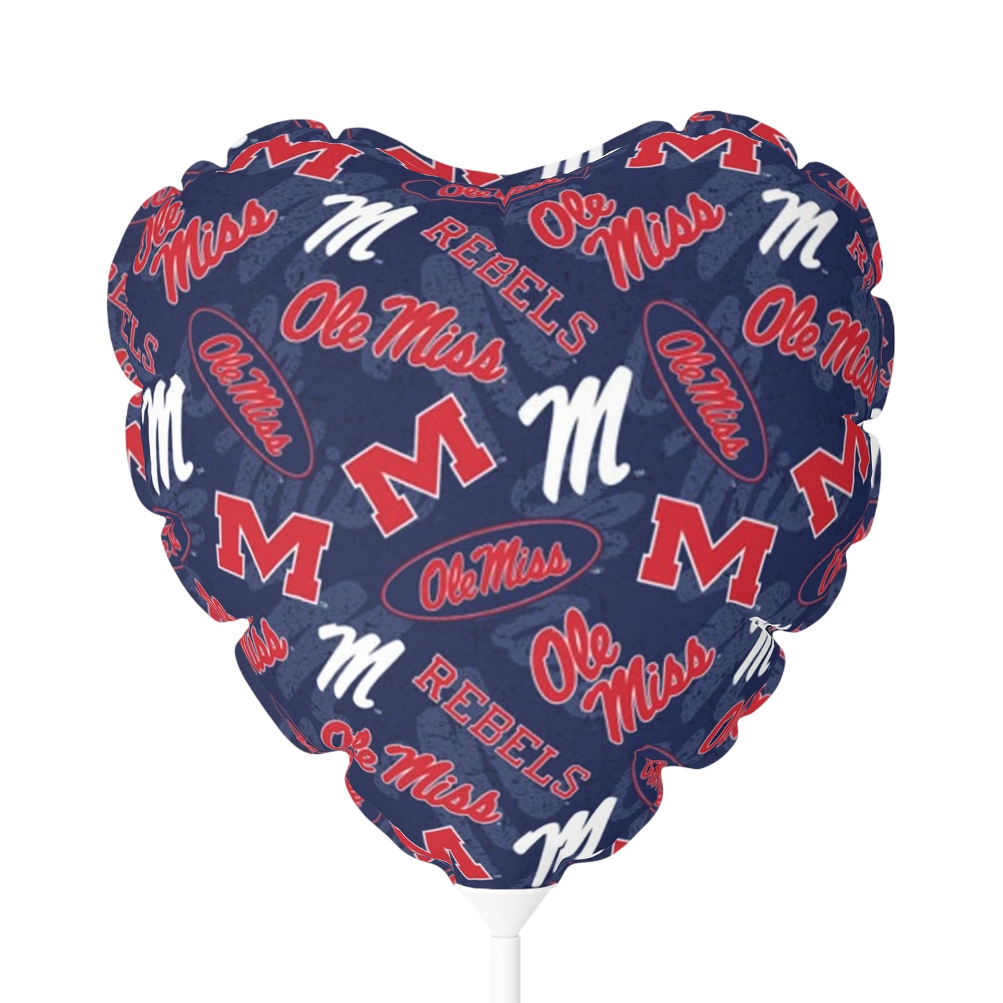 Ole Miss Balloon (Round and Heart-shaped), 11"