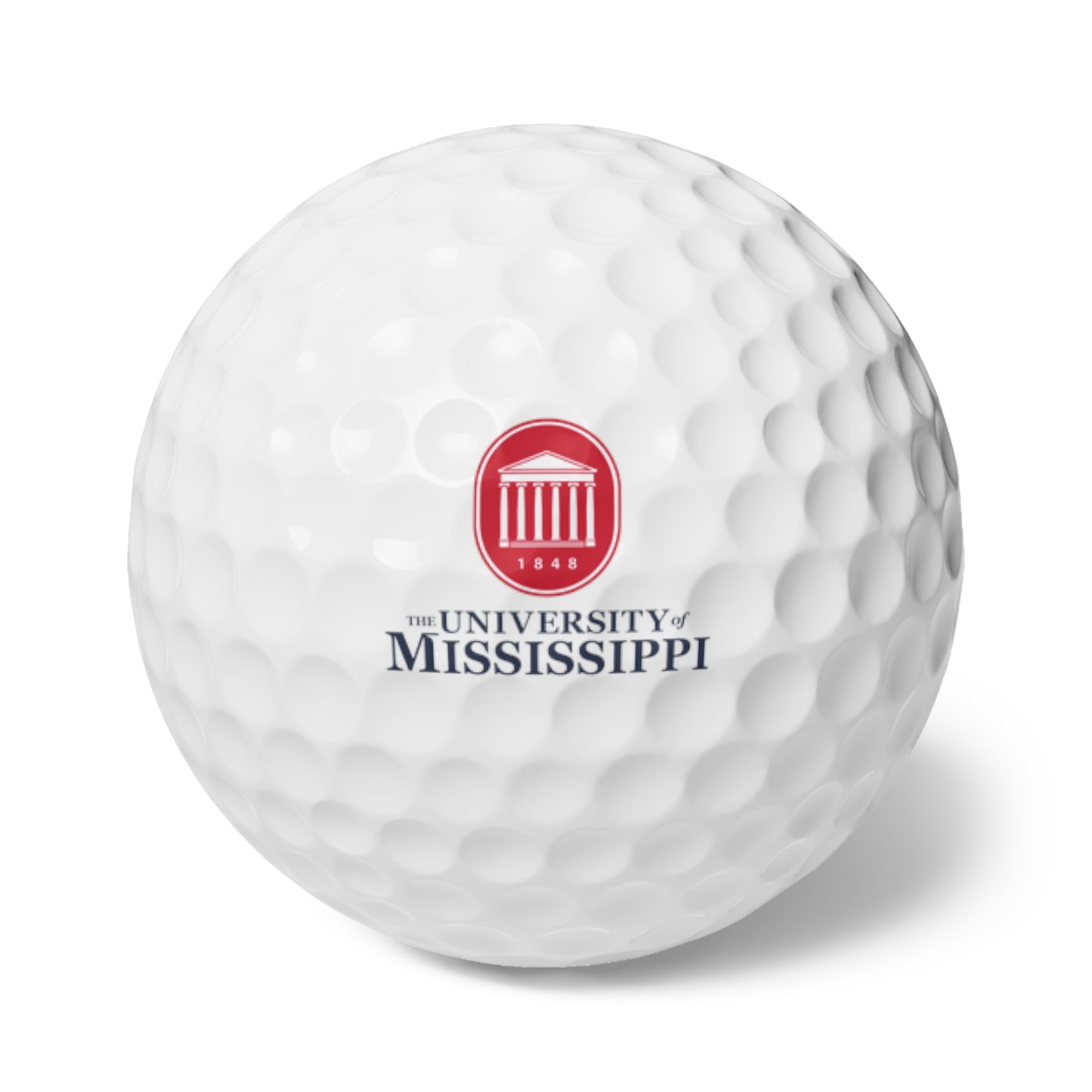 University of Mississippi Golf Balls, 6pcs