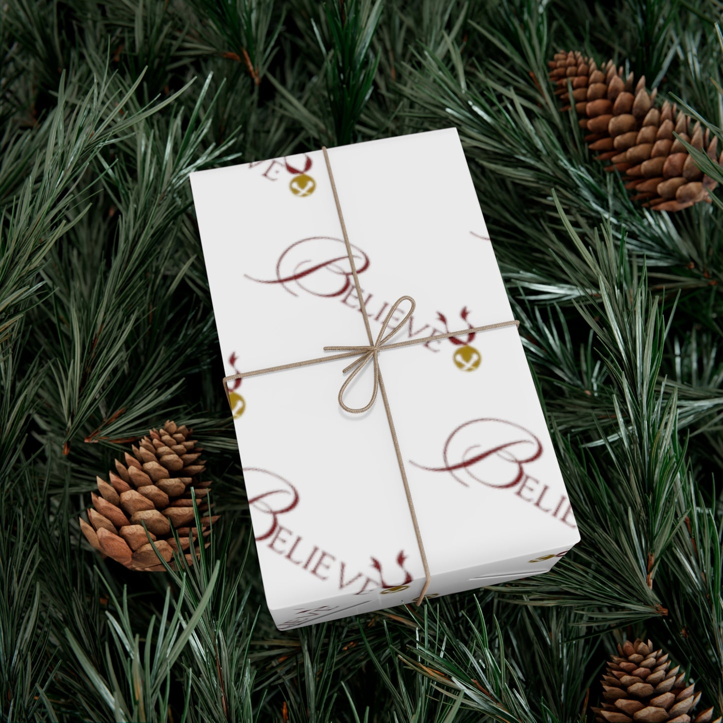 Believe Gift Wrap Papers (WHITE)