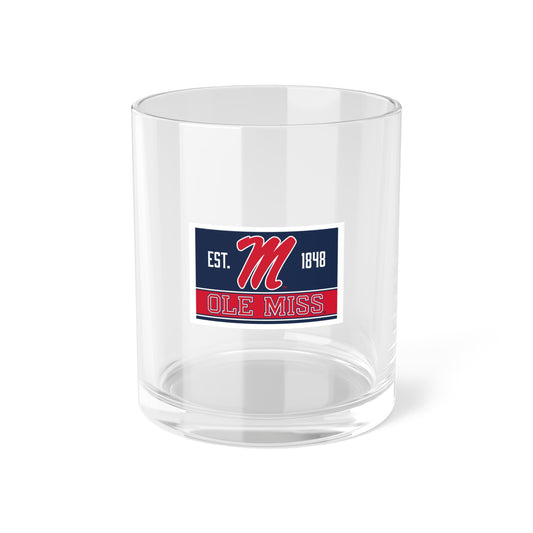 Ole Miss 1848 Bar Glass