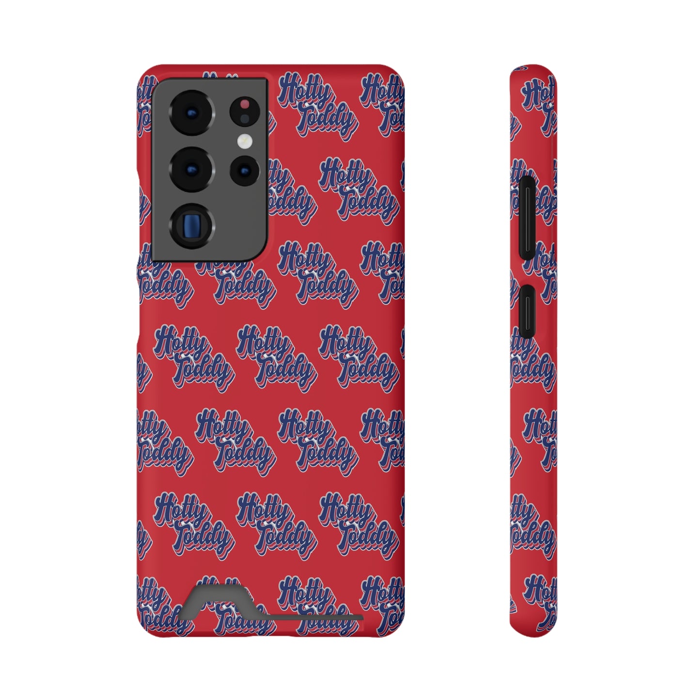 iPhone and Samsung Hotty Toddy (RED) Phone Case With Card Holder