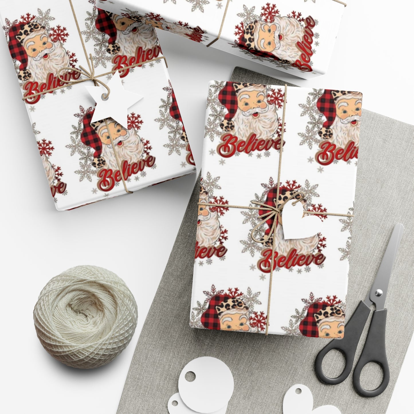Santa Believe Gift Wrap Papers