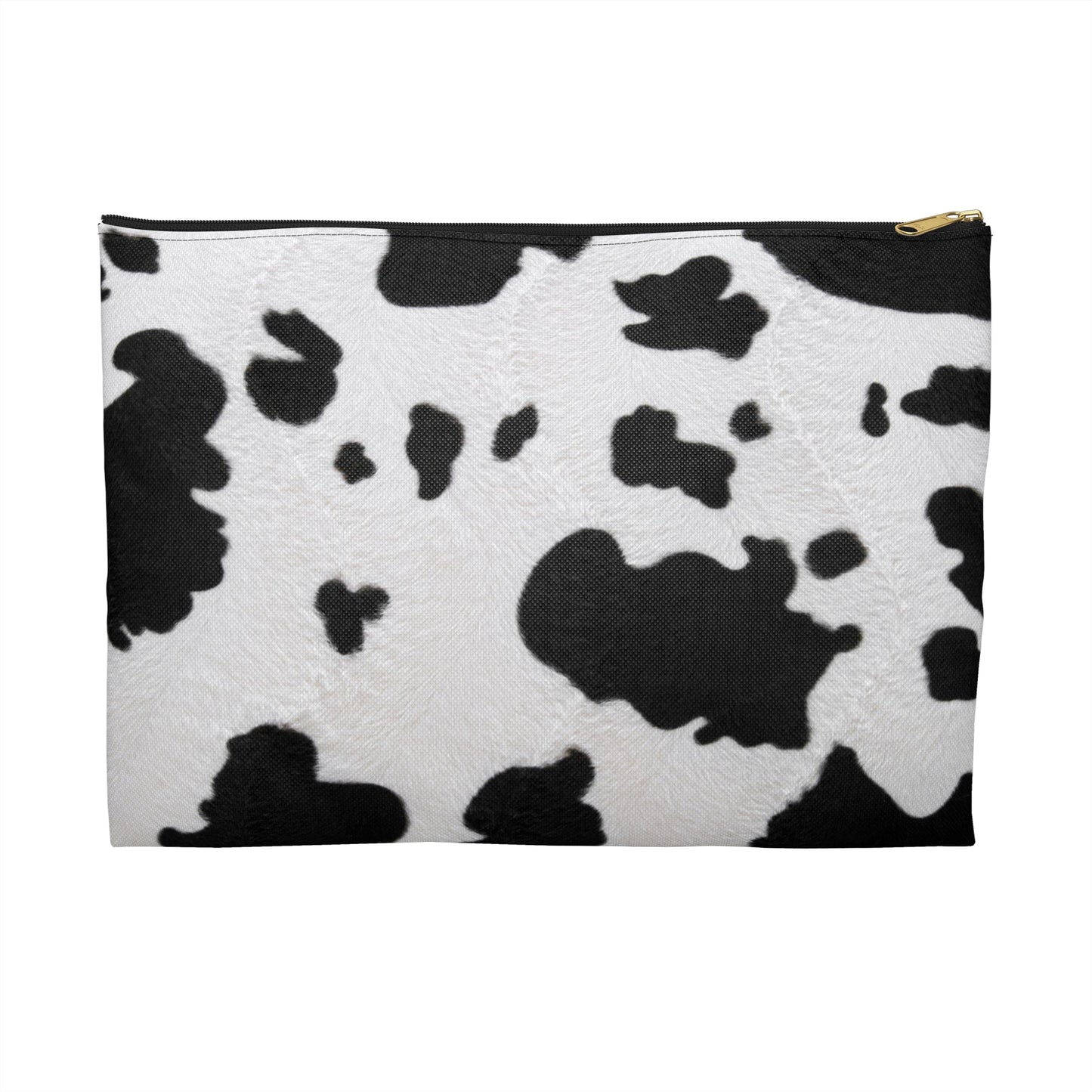 Cow Print Accessory Pouch