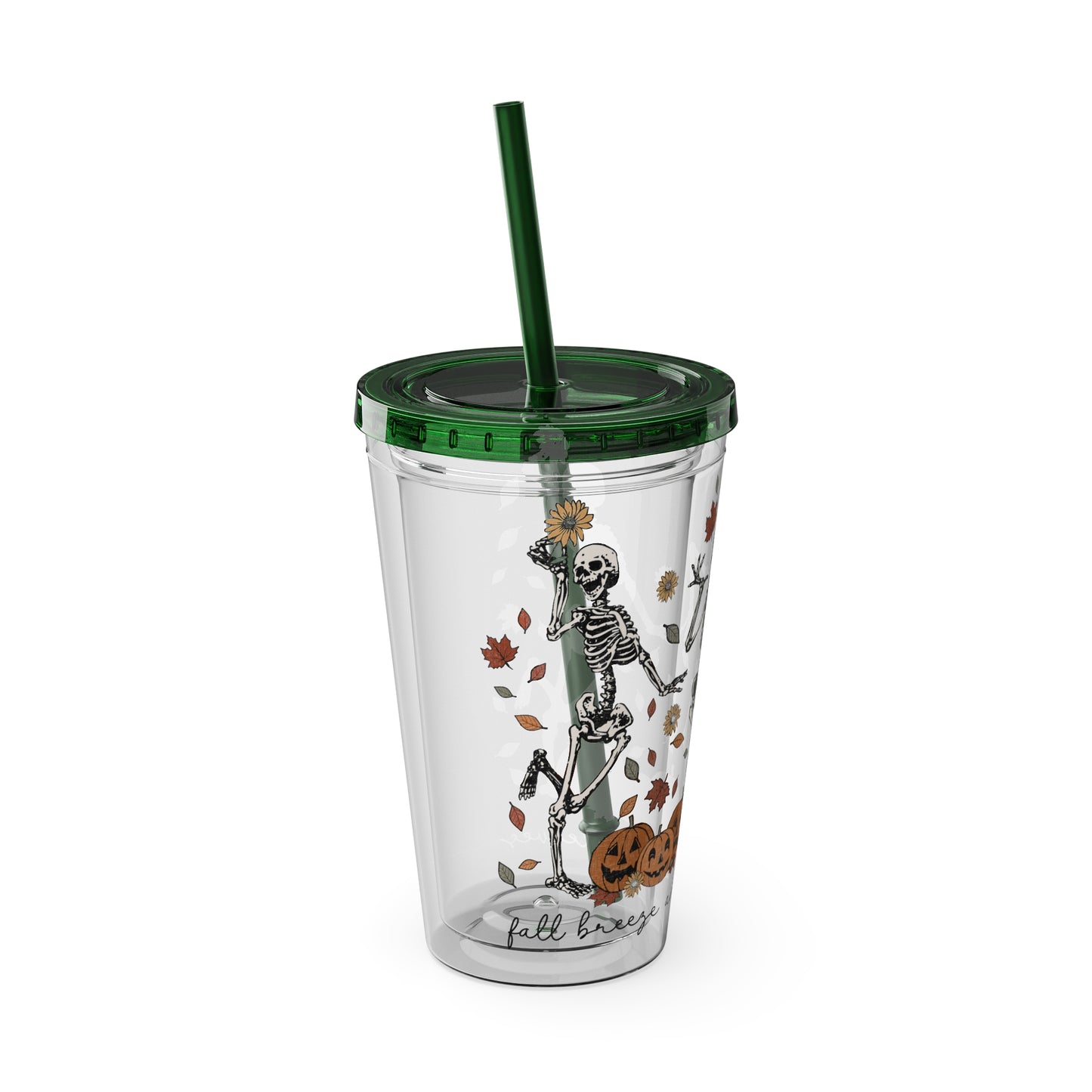 Halloween Sunsplash Tumbler with Straw, 16oz