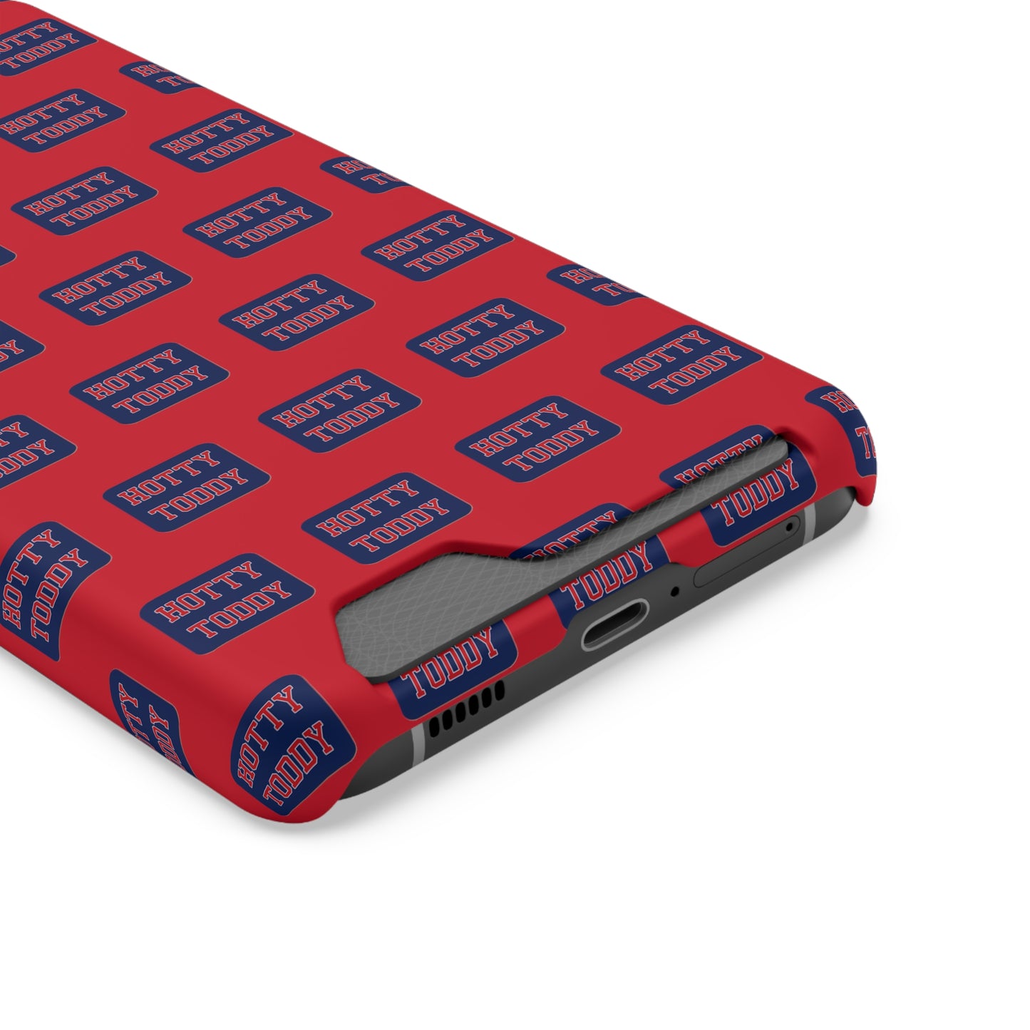 iPhone and Samsung Hotty Toddy (RED) Phone Case With Card Holder