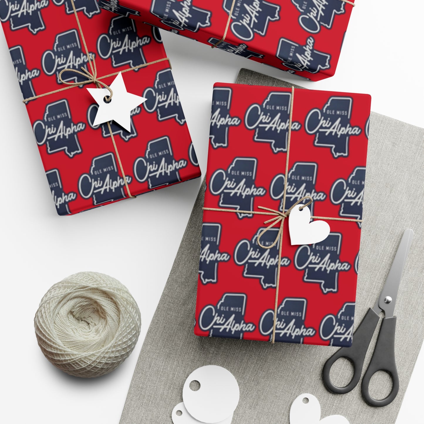 Ole Miss Chi Alpha Gift Wrap Papers