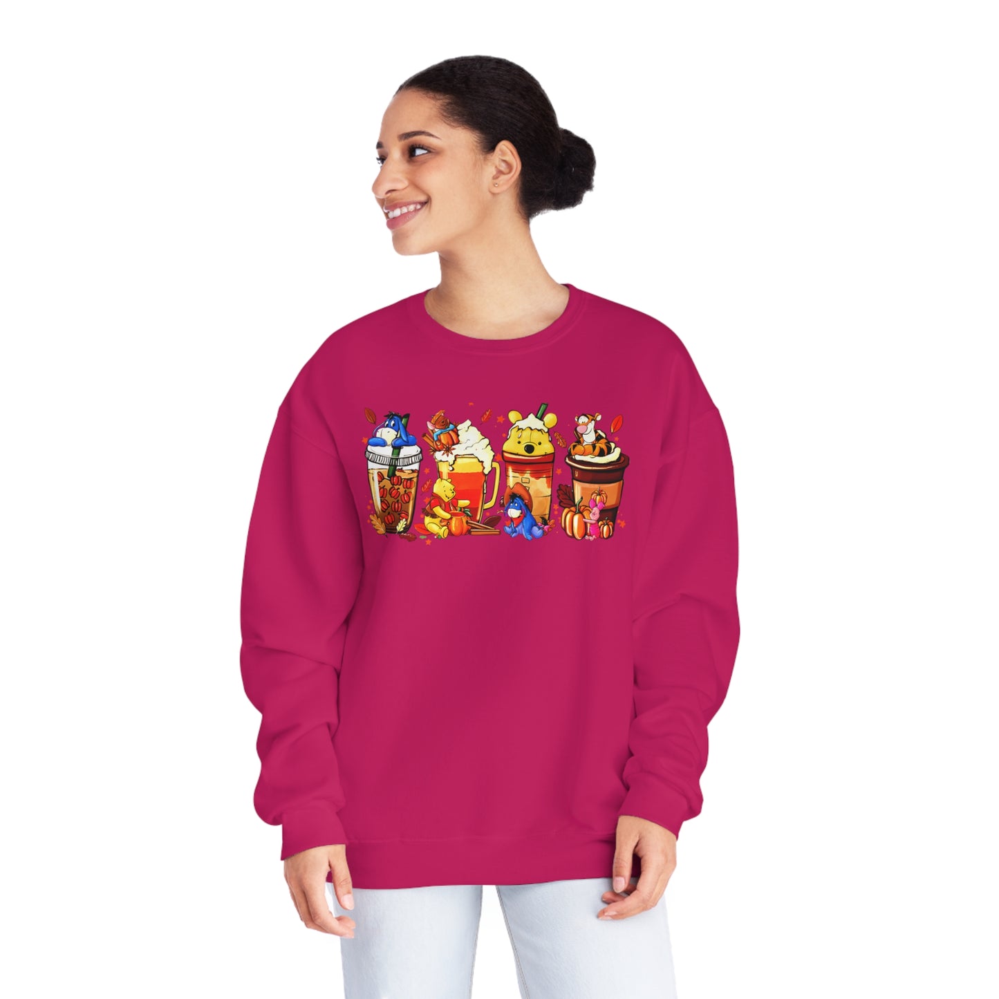 Pooh Bear Latte Unisex NuBlend® Crewneck Sweatshirt