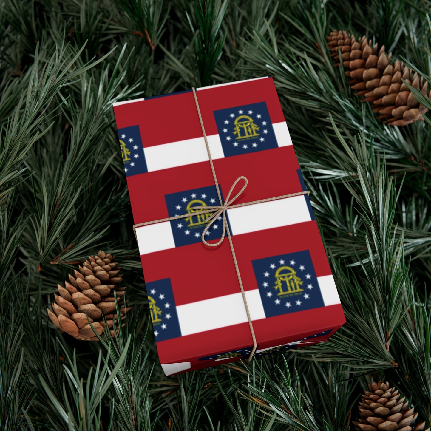 Georgia Flag Gift Wrap Papers