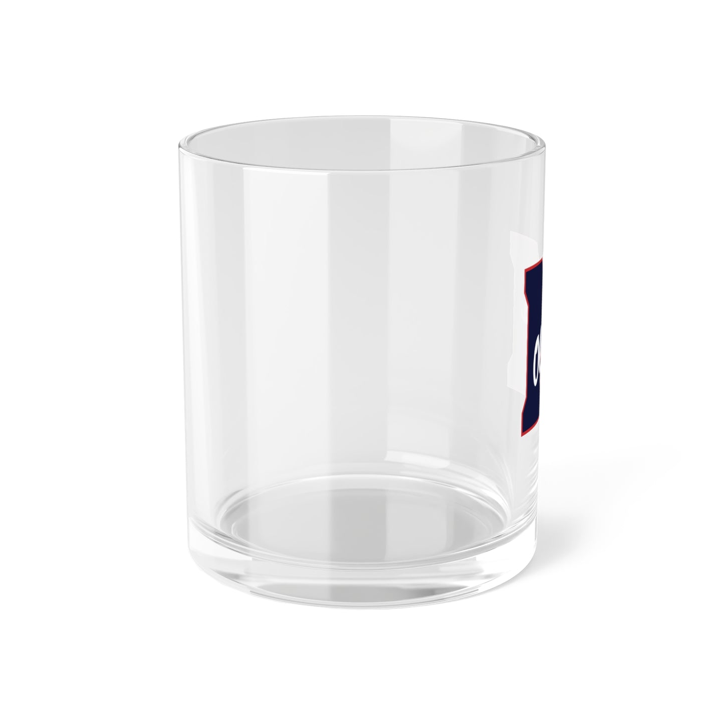 Ole Miss "M" Bar Glass