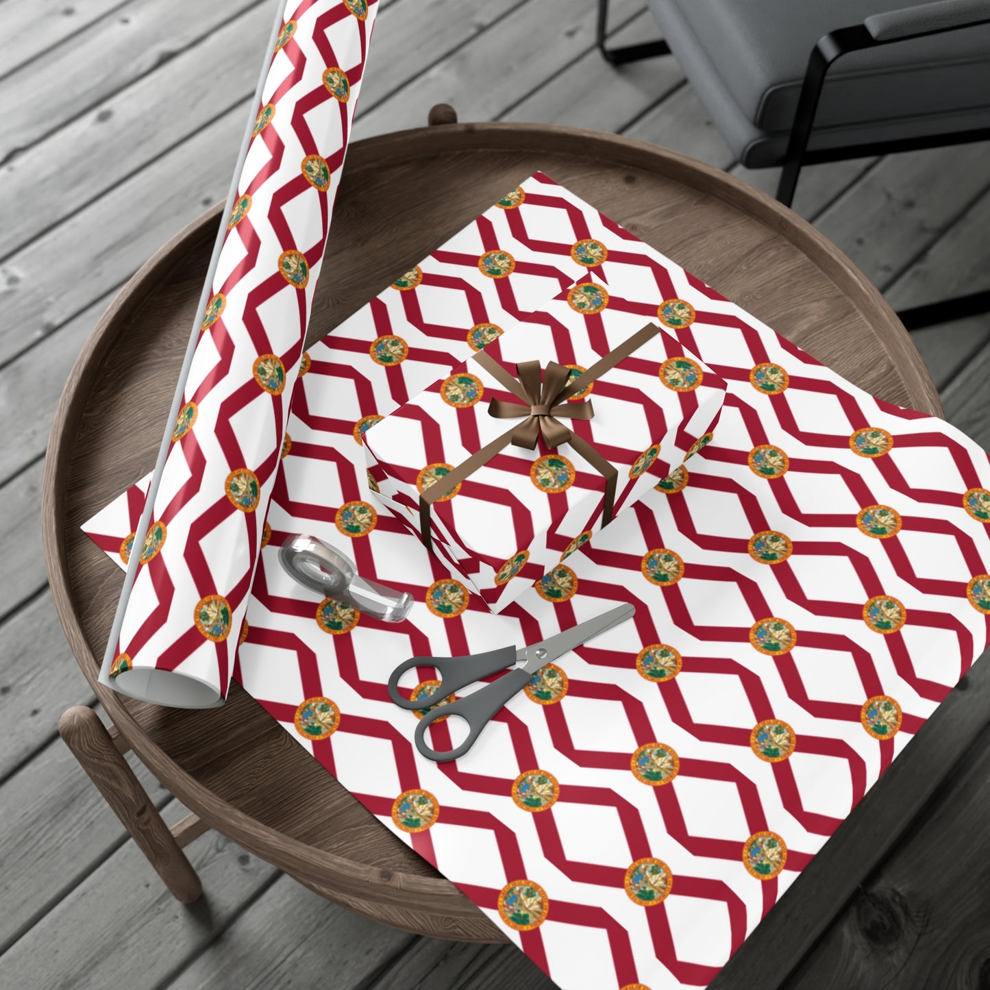 Florida Flag Gift Wrap Papers