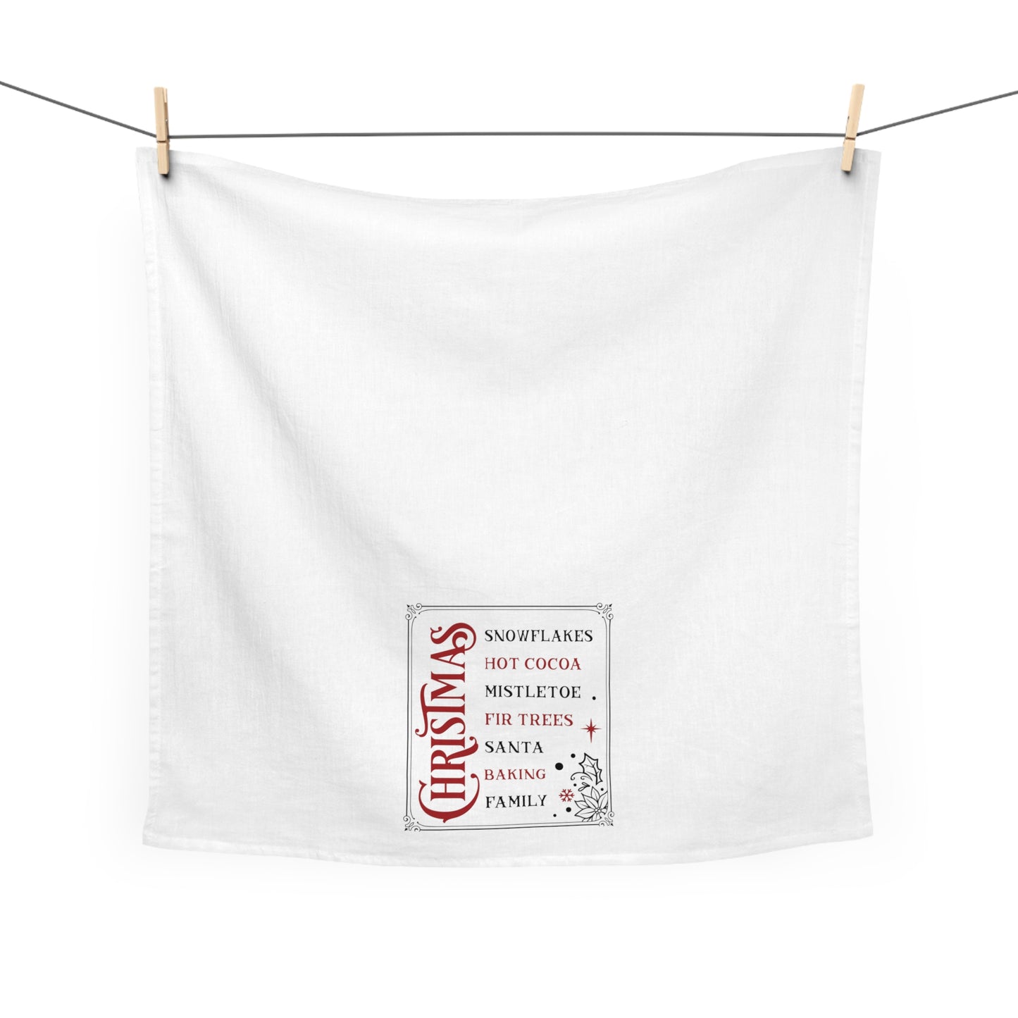 Christmas Baking Tea Towel