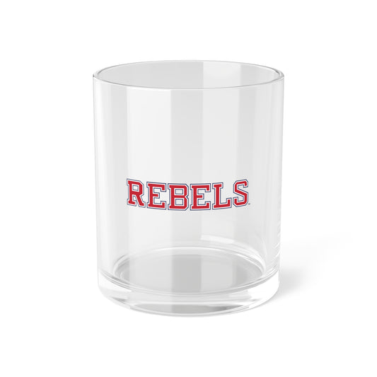 Ole Miss REBELS Bar Glass