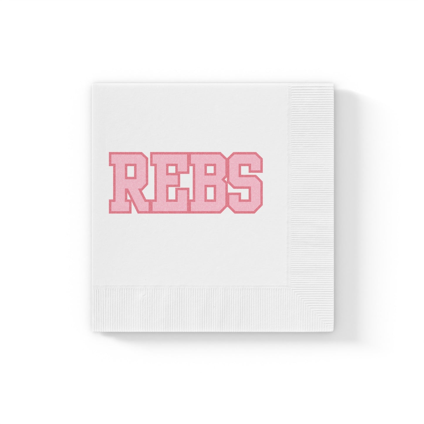 REBS White Coined Napkins