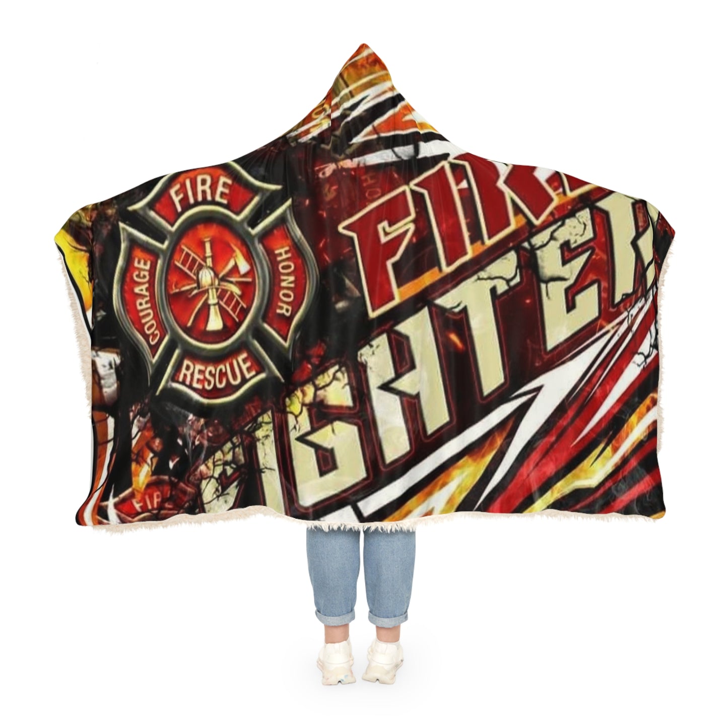 Fire Fighter Snuggle Blanket