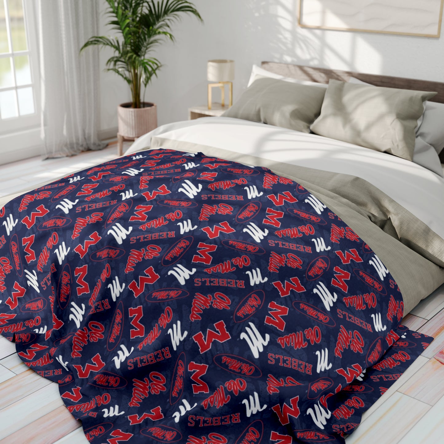 Ole Miss Arctic Fleece Blanket