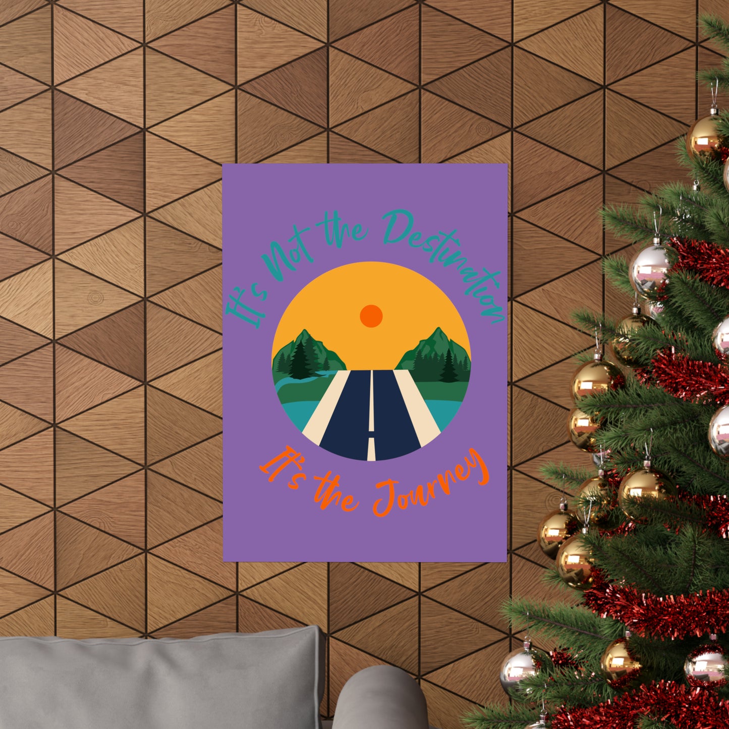 It's not the destination  It's the journey Matte Vertical Posters