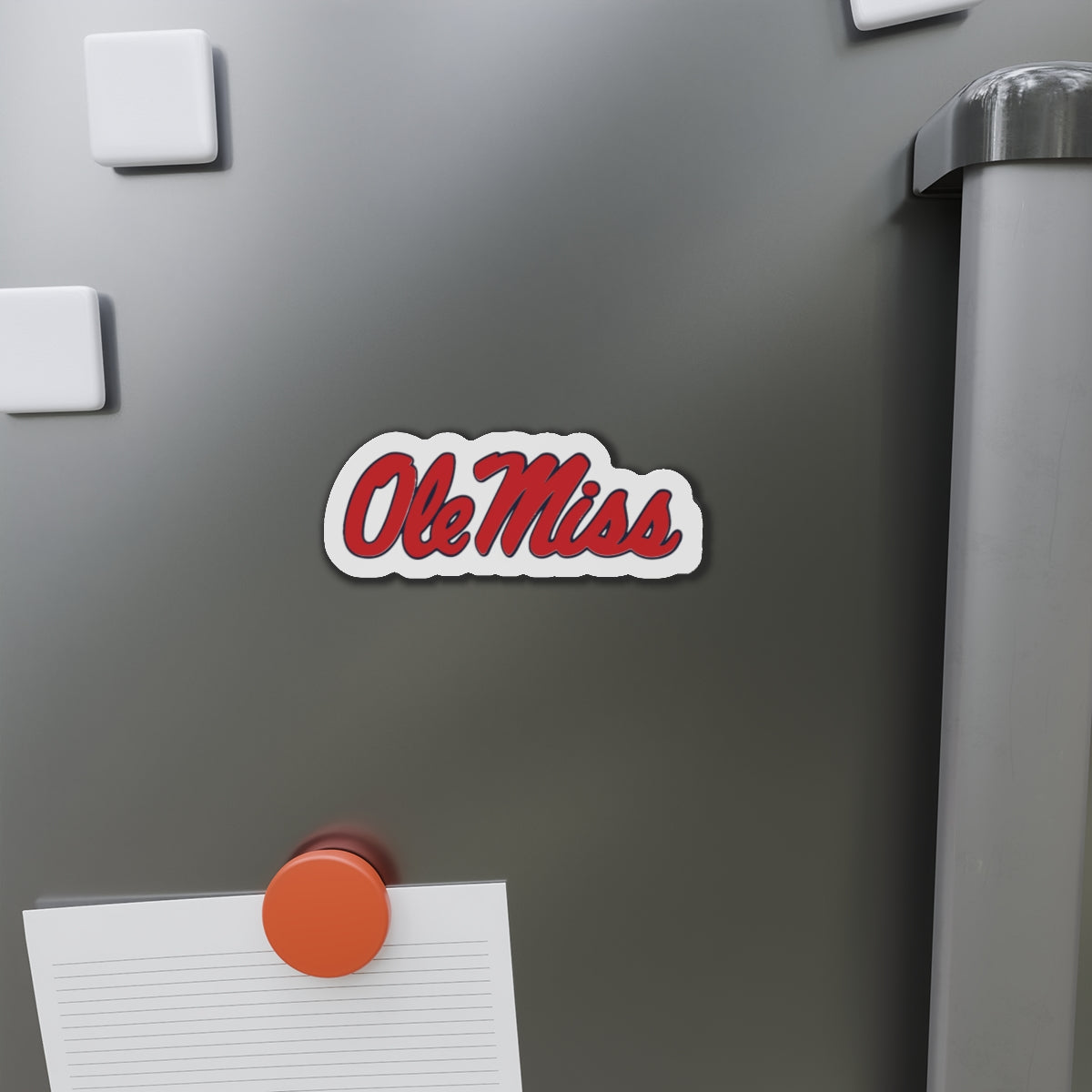 Ole Miss Die-Cut Magnets