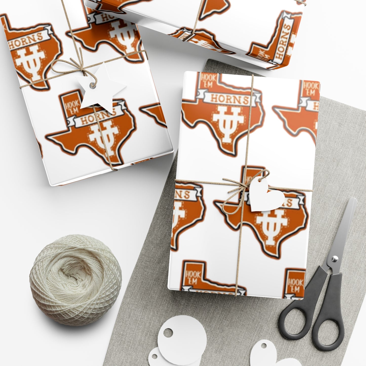 Hook em Horns UT Gift Wrap Papers