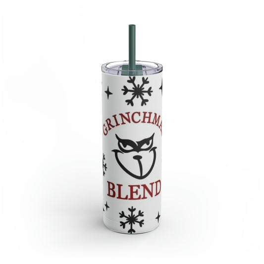 Grinchmas Blend Maars Maker Soft Matte Tumbler, 20oz (Rose)