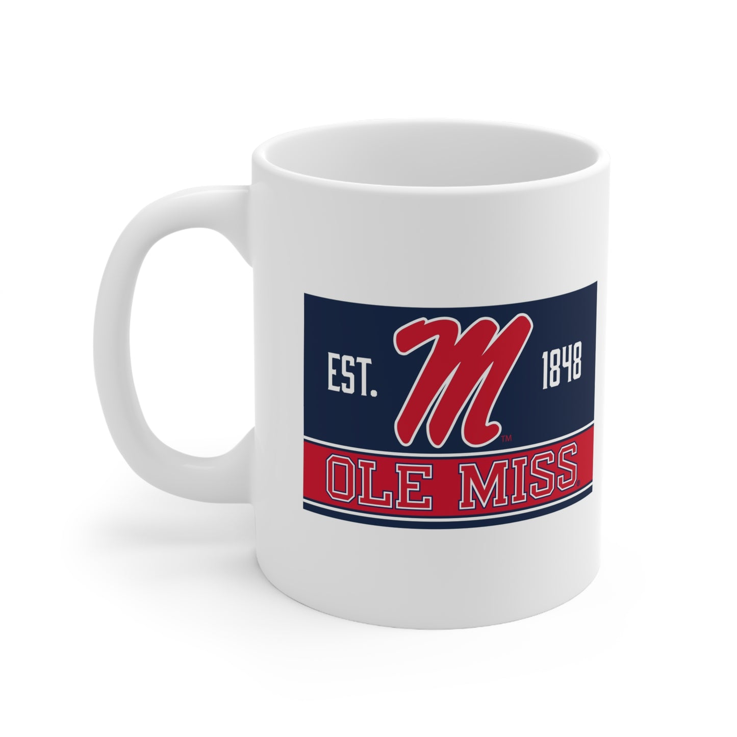 M Ole Miss 1848 Ceramic Mug 11oz