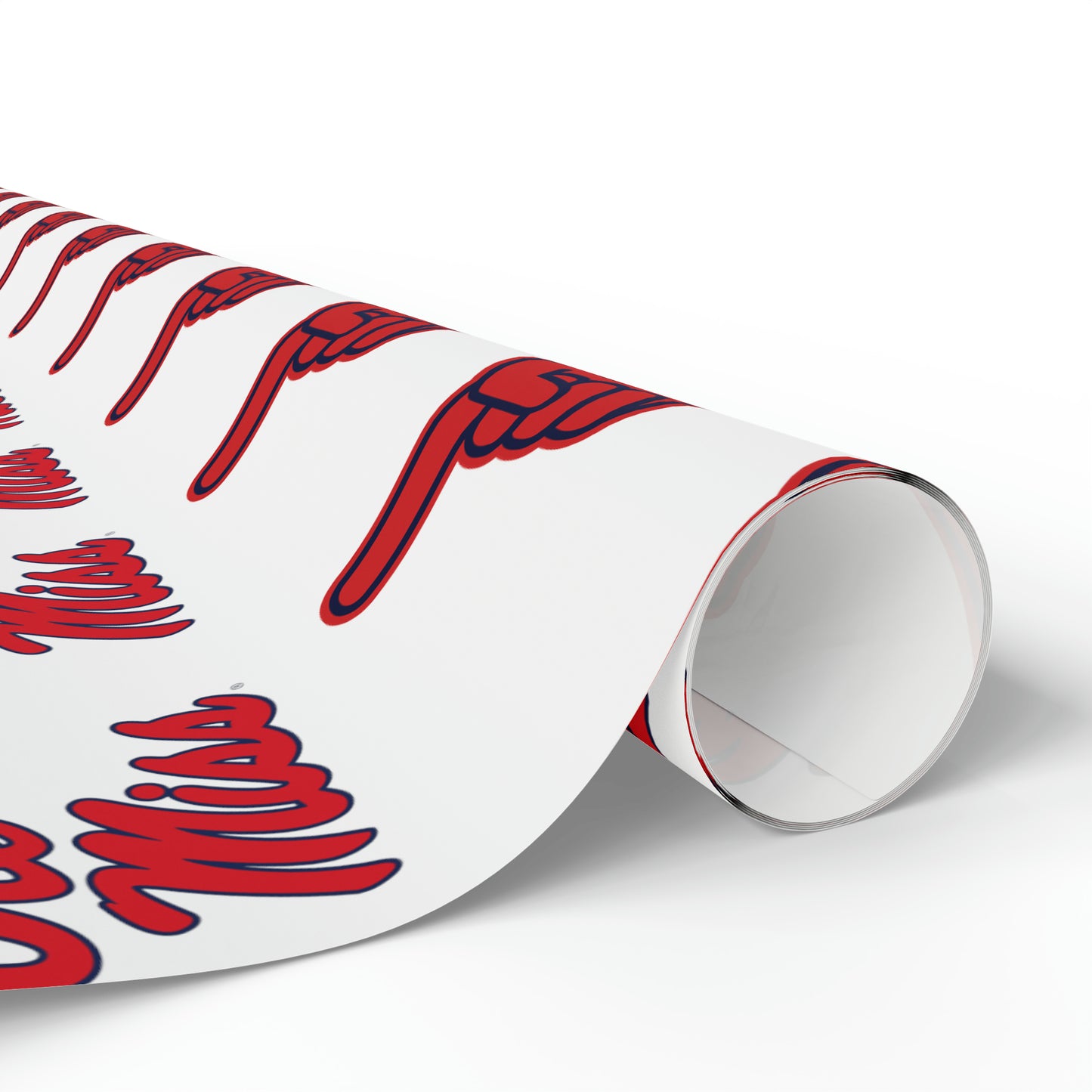 Ole Miss #1 (White) Wrapping Papers