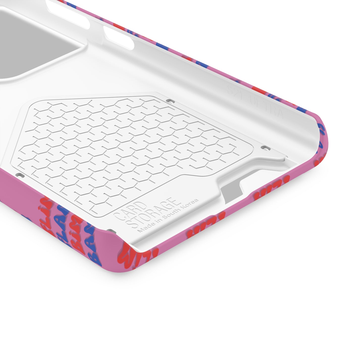 iPhone and Samsung Flim Flam Bim Bam (PINK) Phone Case With Card Holder