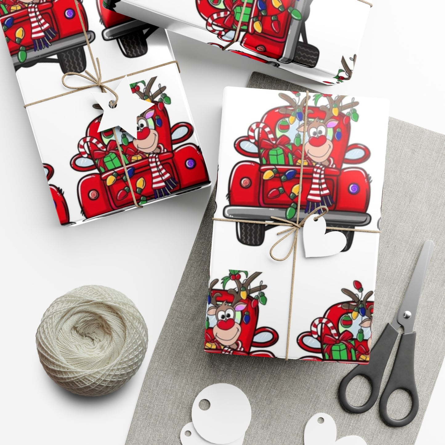 Reindeer Gift Wrap Papers