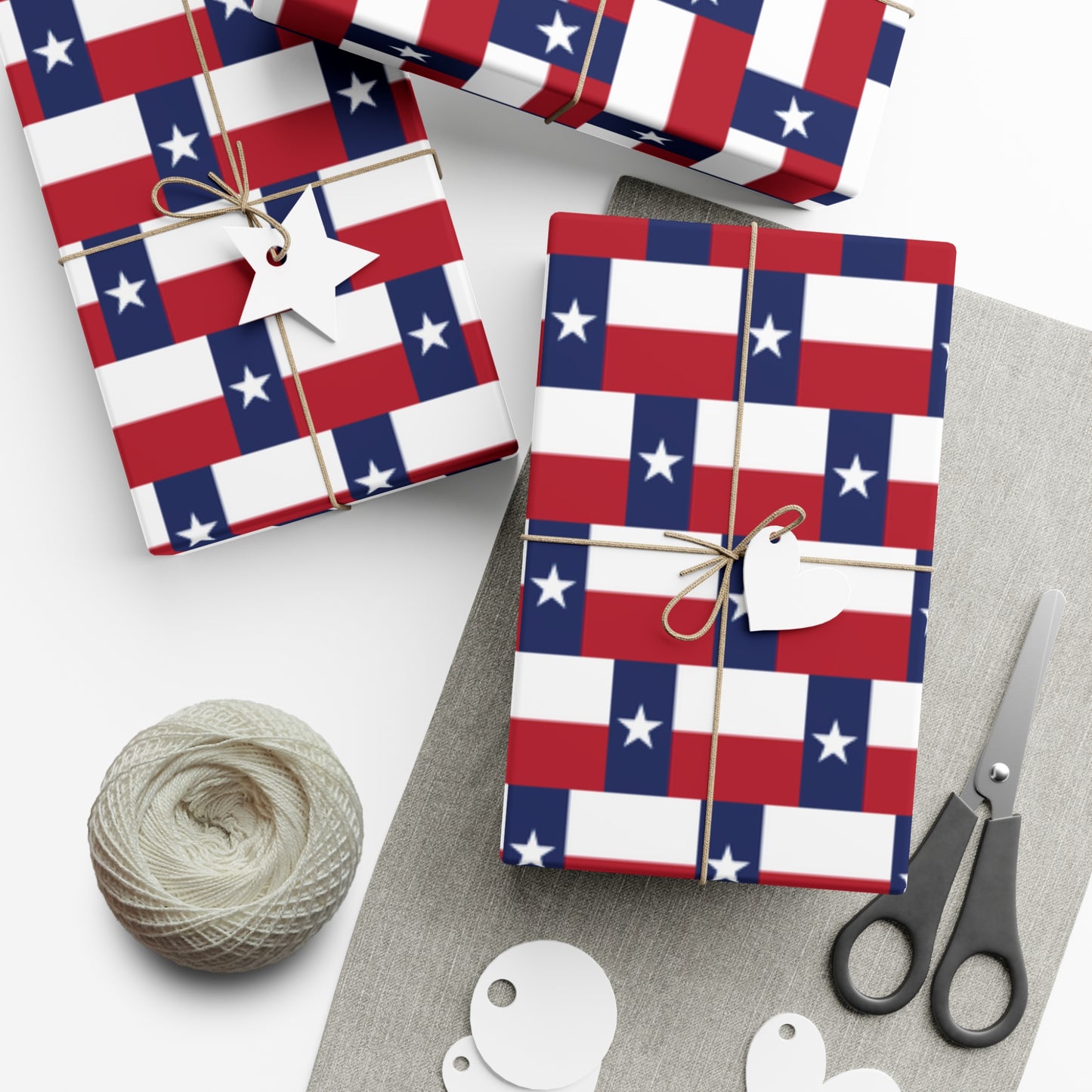 Texas Flag Gift Wrap Papers