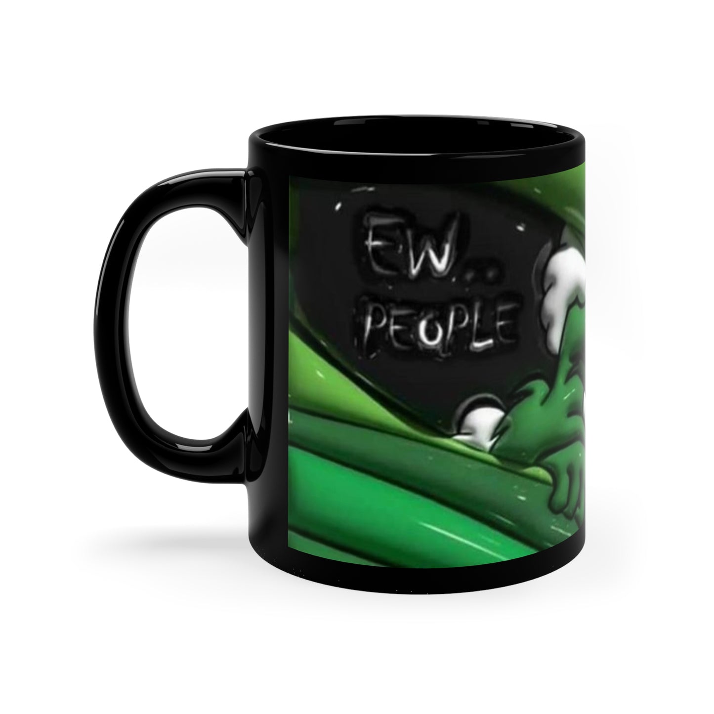 Grinch 11oz Black Mug