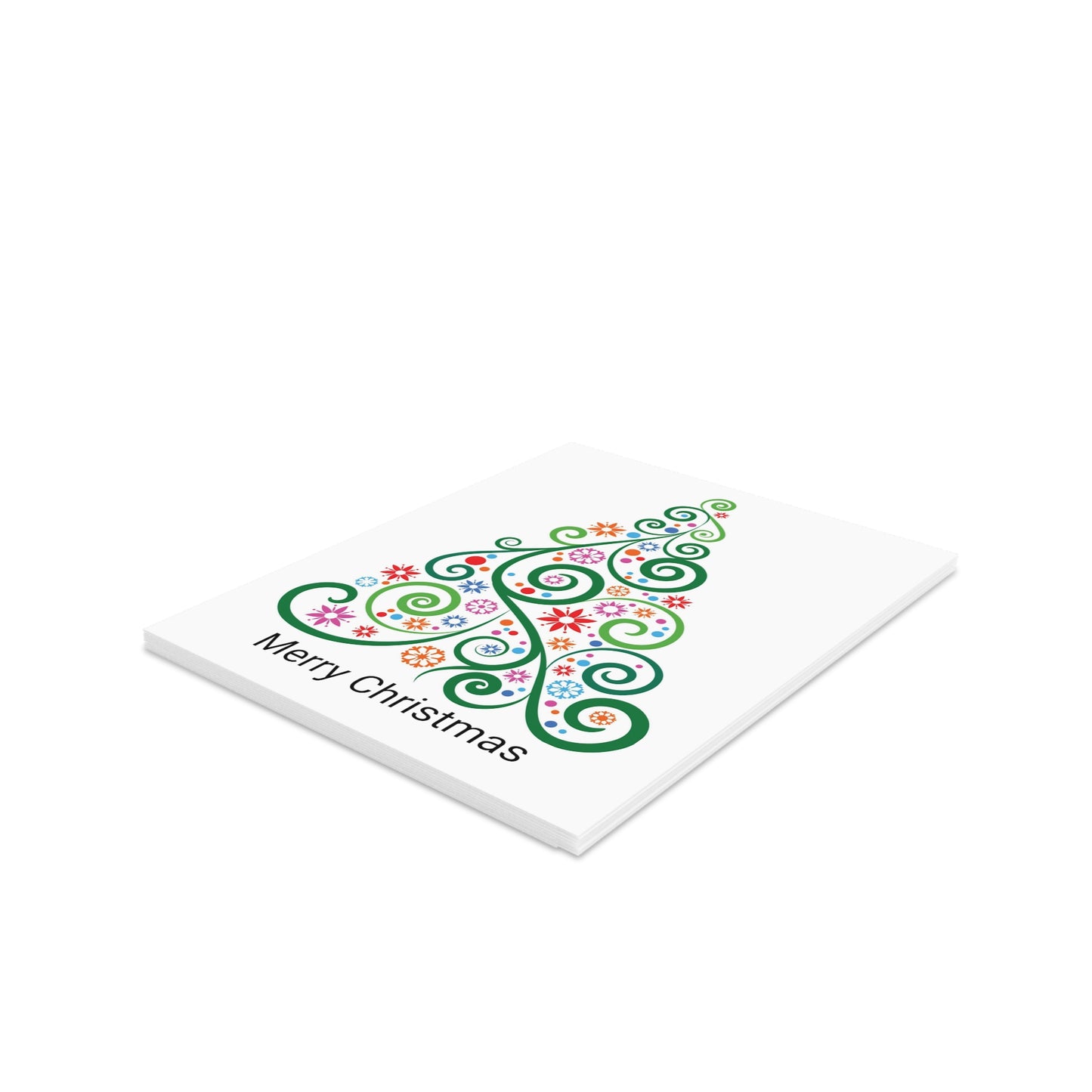 Christmas Tree Greeting cards (8)