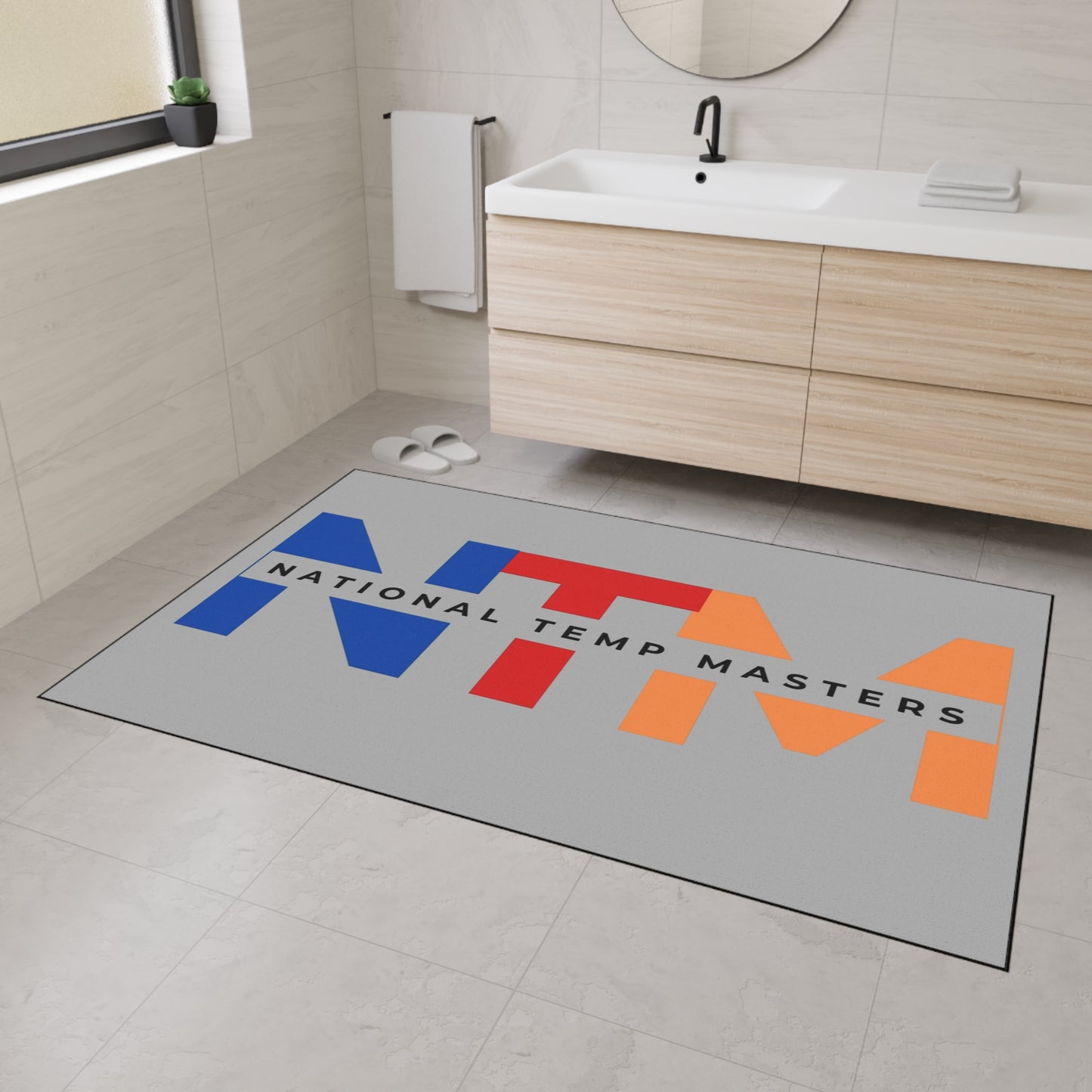 Copy of Custom Heavy Duty Floor Mat - Ideal for Homes, Offices, Events, NTM Logo, Entrance Mat, Durable & Easy to Clean