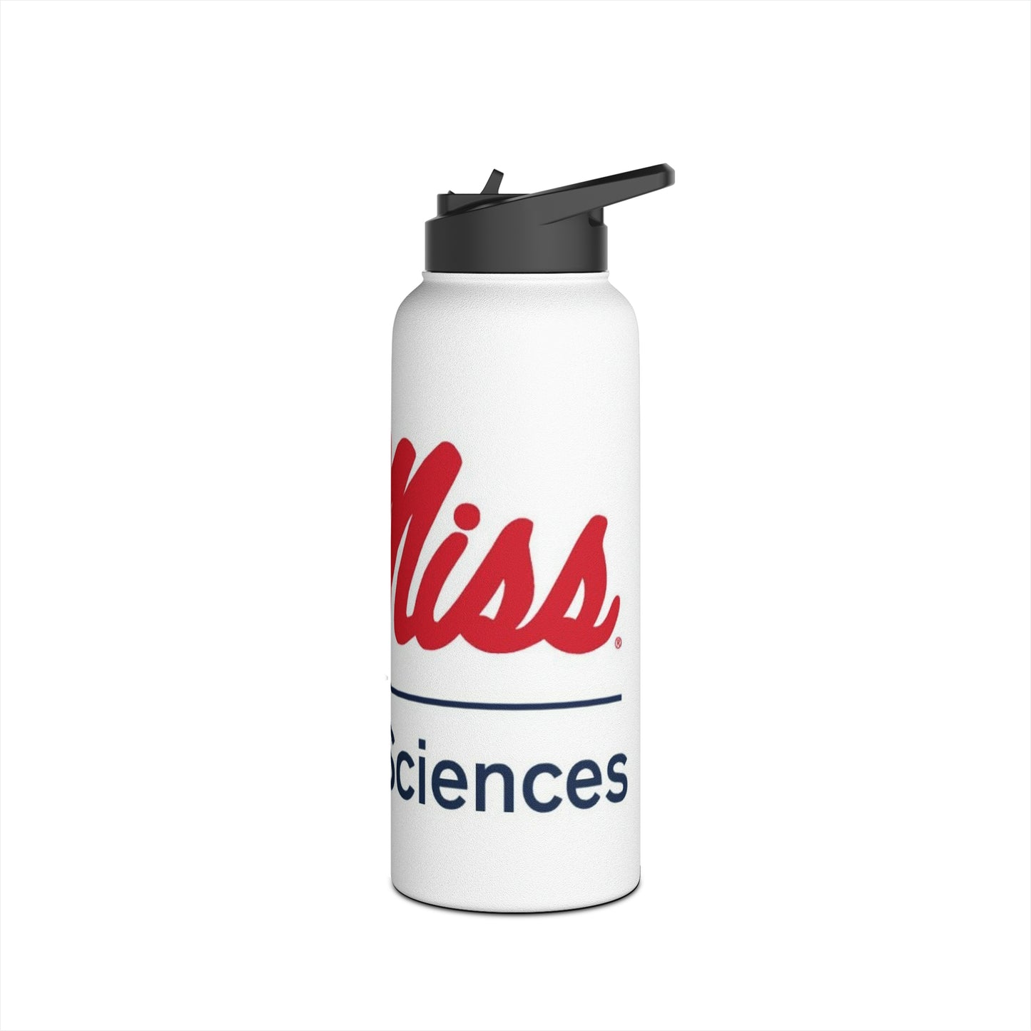 Ole Miss Applied Science Stainless Steel Water Bottle, Standard Lid