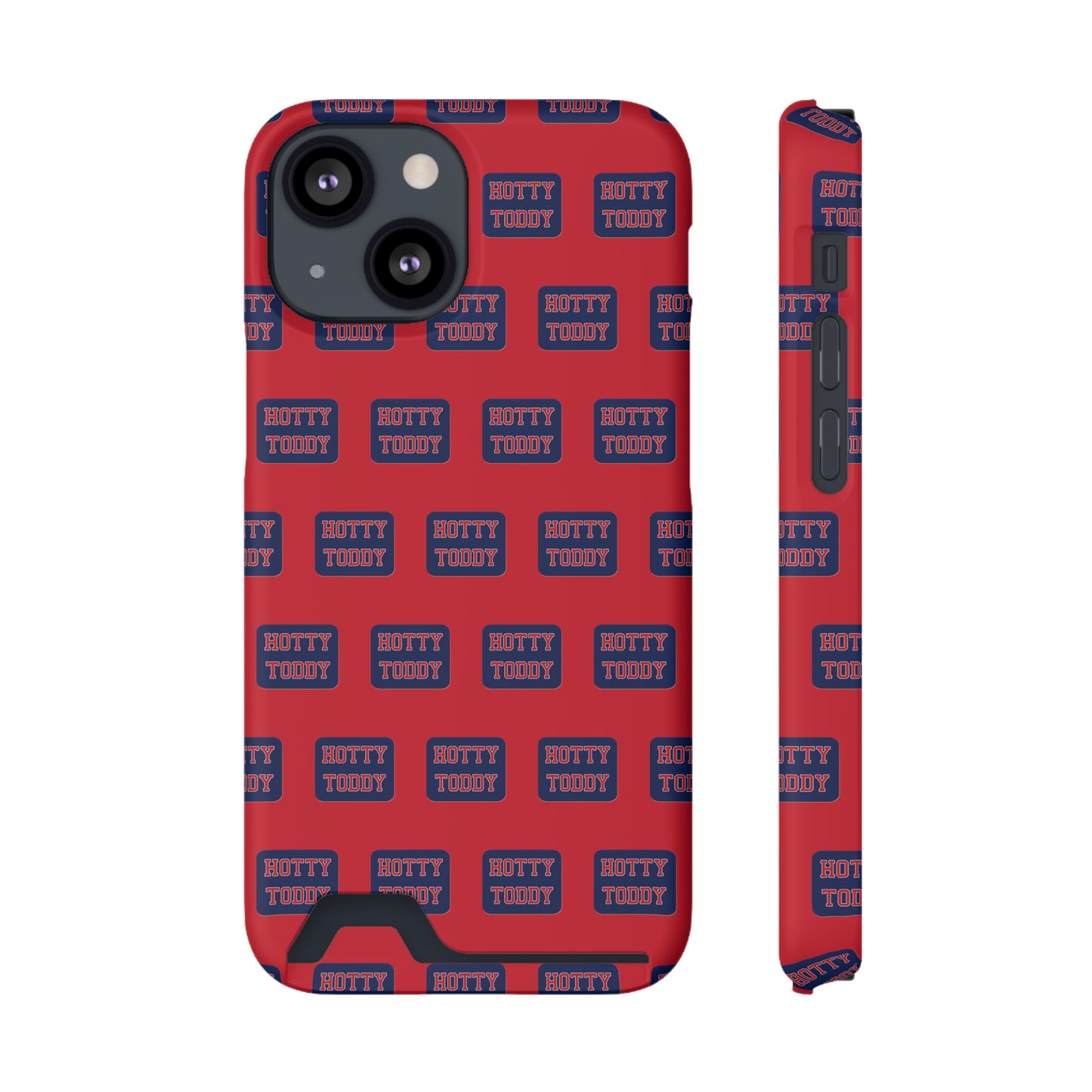 iPhone and Samsung Hotty Toddy (RED) Phone Case With Card Holder
