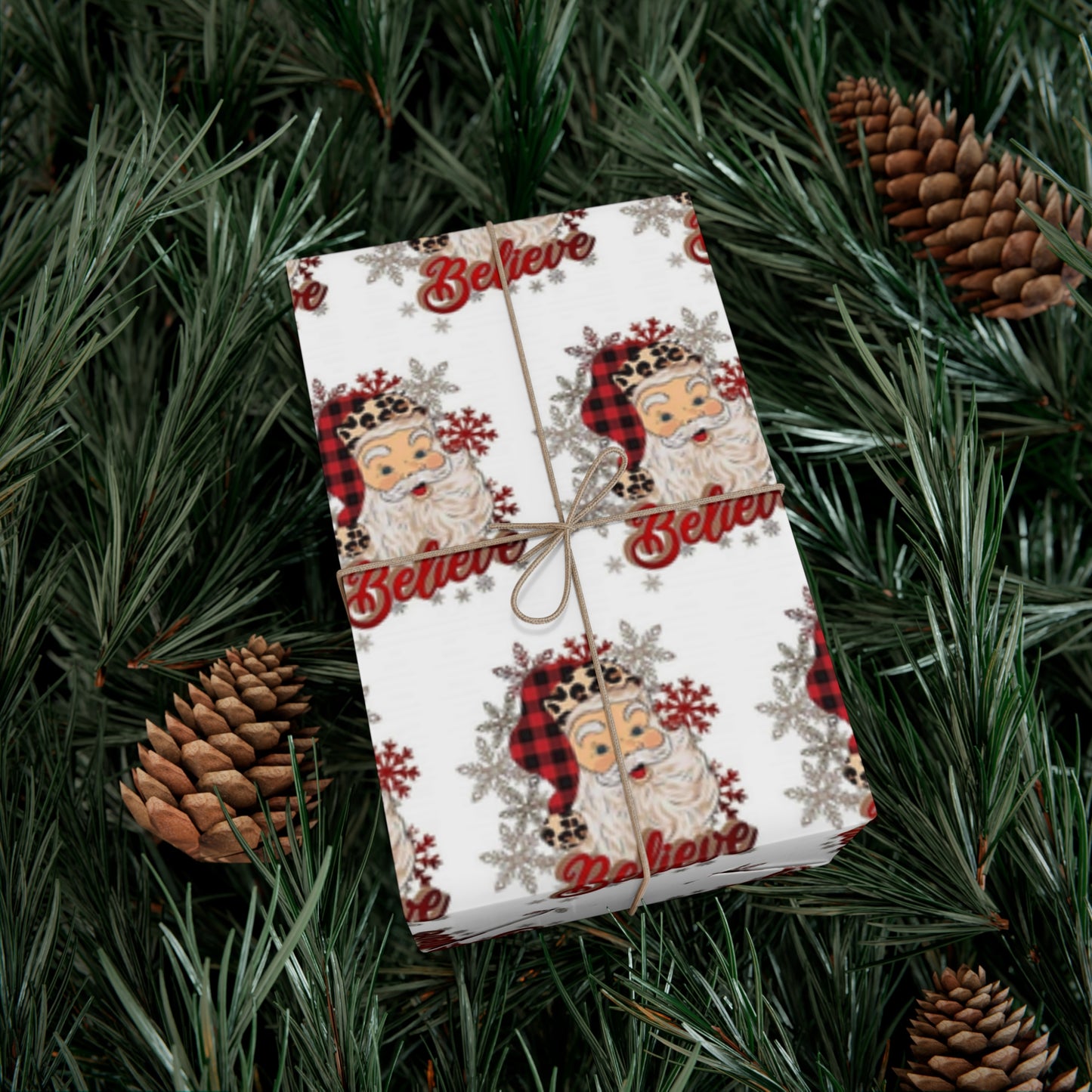 Santa Believe Gift Wrap Papers