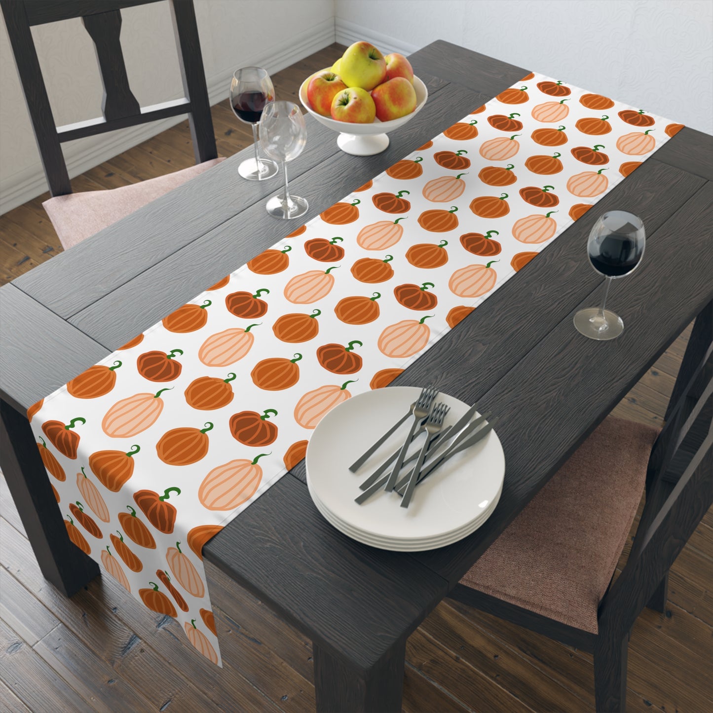 Pumpkin Table Runner (Cotton, Poly)