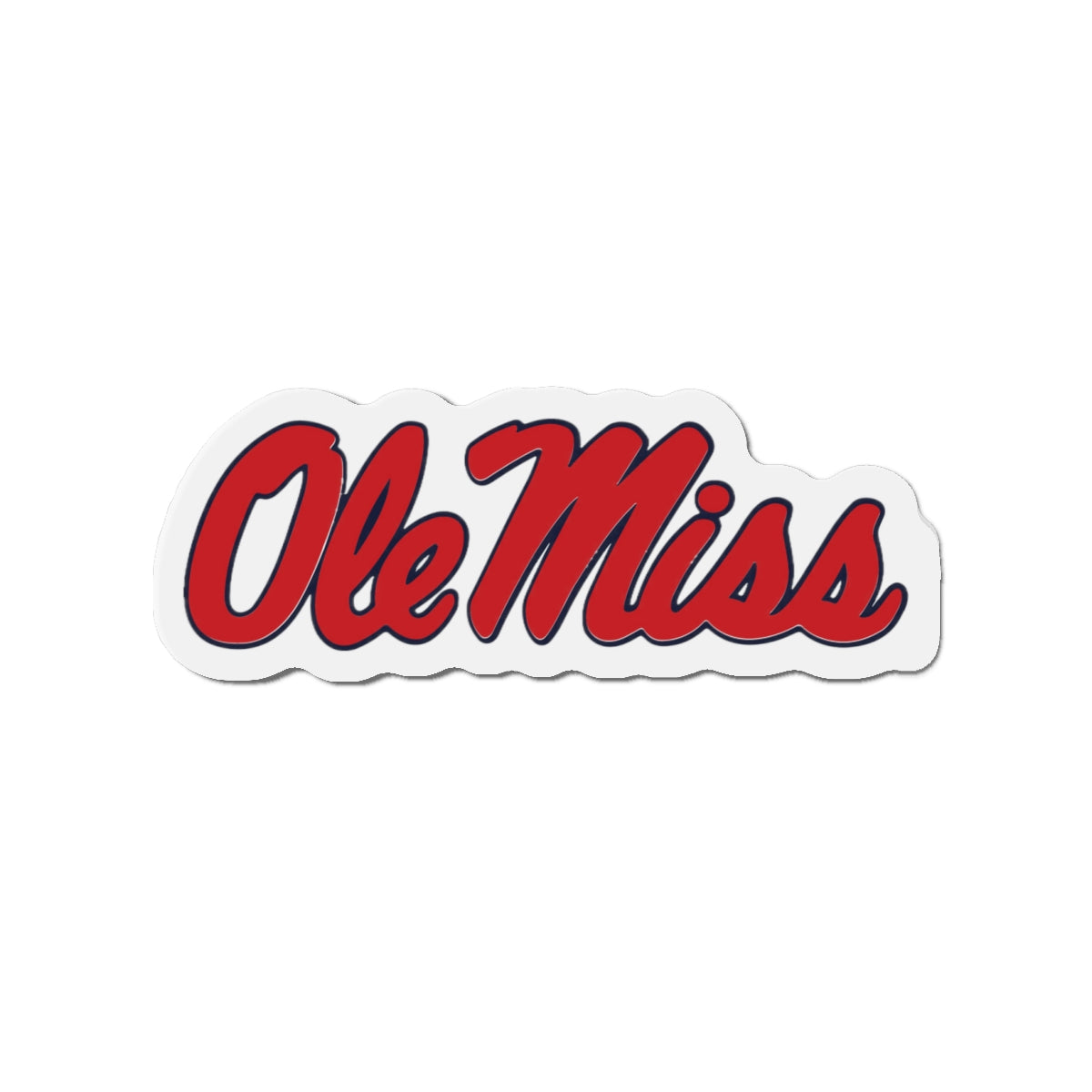 Ole Miss Die-Cut Magnets