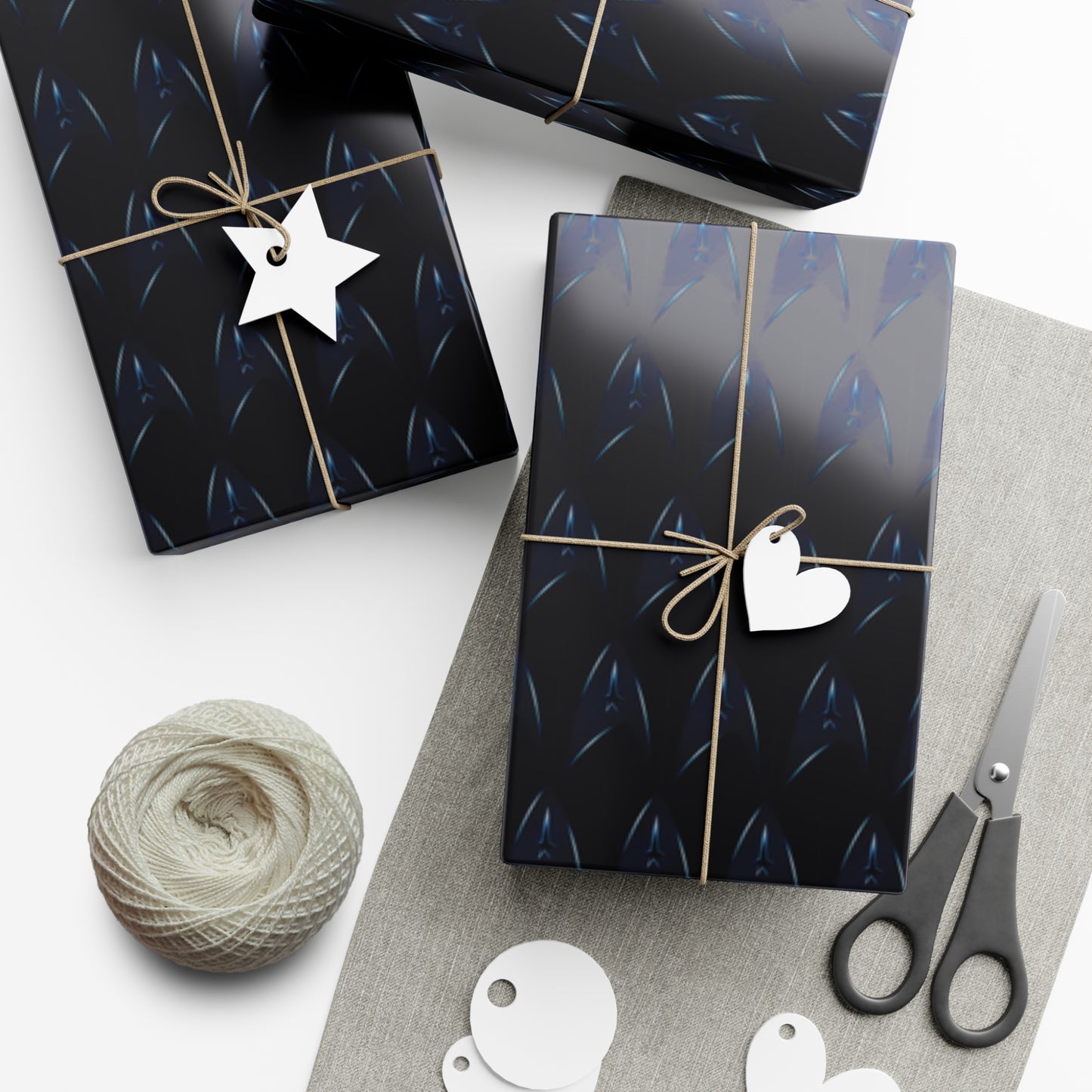 Star Trek Insignia (Blue) Gift Wrap Papers