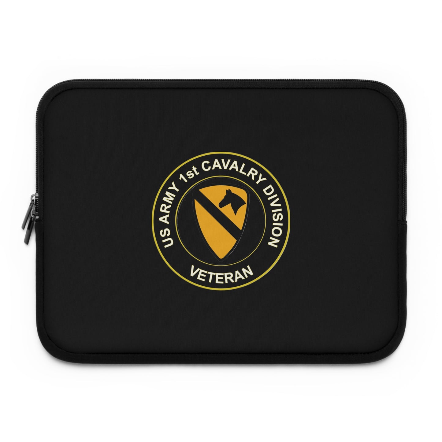 US Army First Cavalry Veteran Laptop Sleeve