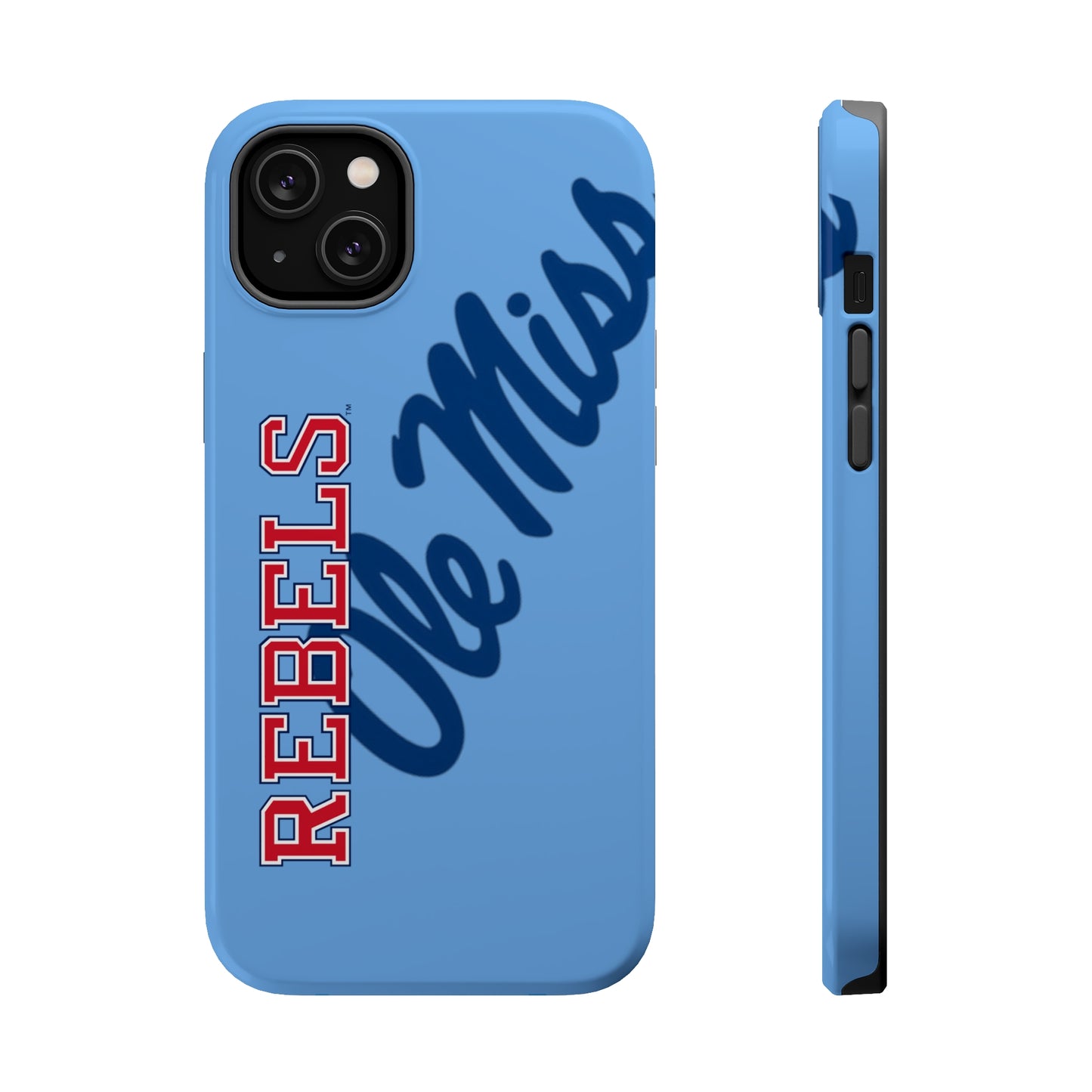 Ole Miss Rebels Iphone 14 MagSafe Tough Case (Blue)