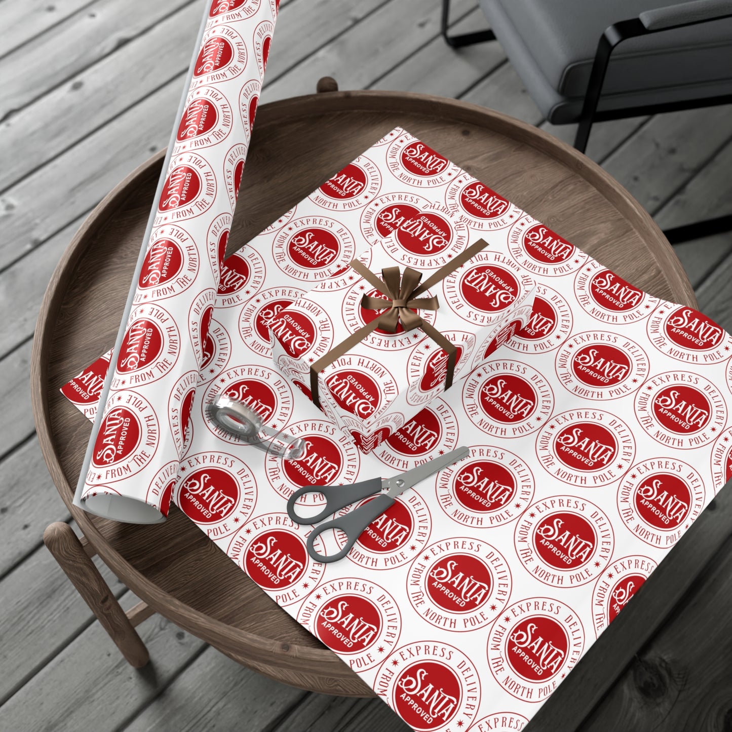 Santa Express Delivery Gift Wrap Papers