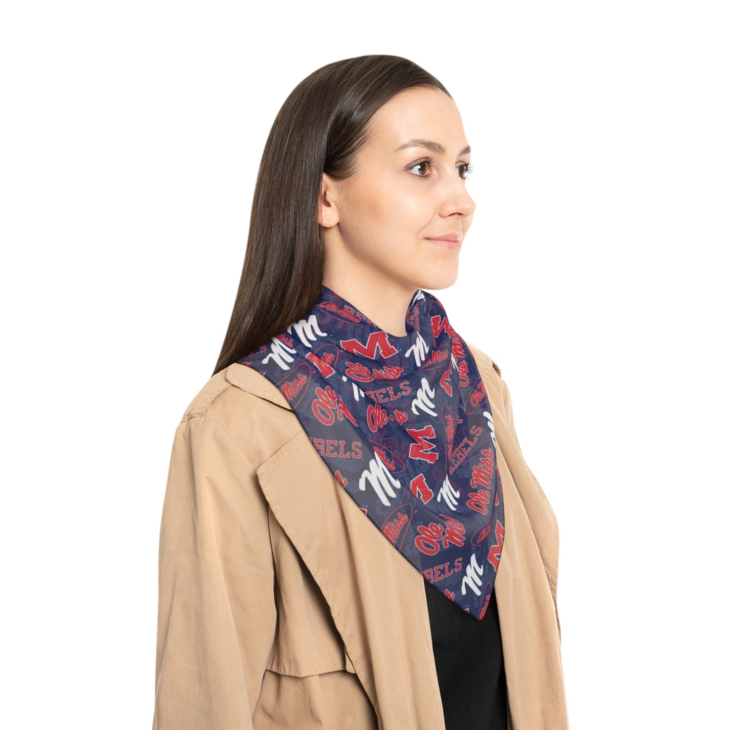 Ole Miss Poly Scarf