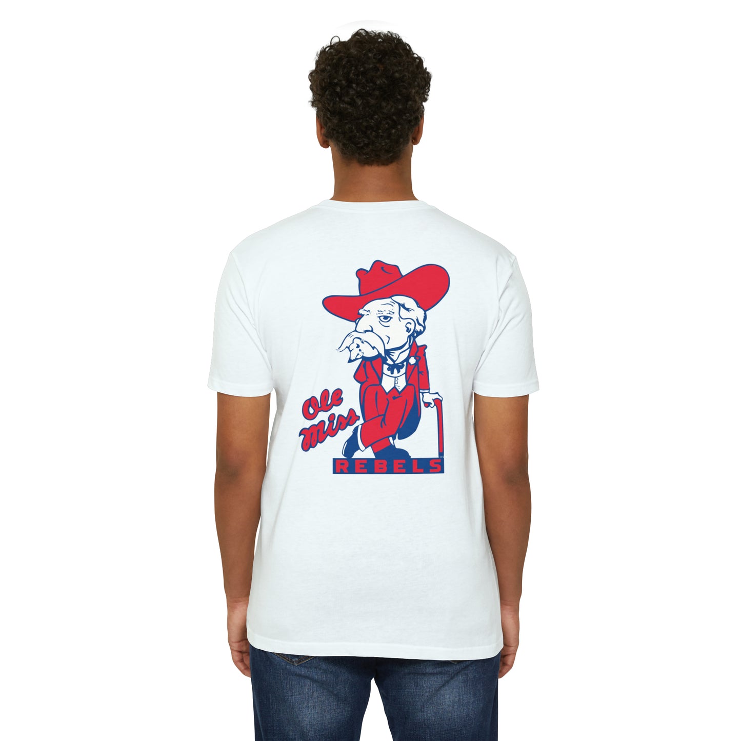 Ole Miss Rebel Unisex CVC Jersey T-shirt