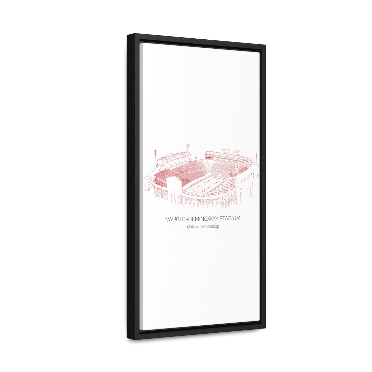 Ole Miss Stadium Gallery Canvas Wraps, Vertical Frame