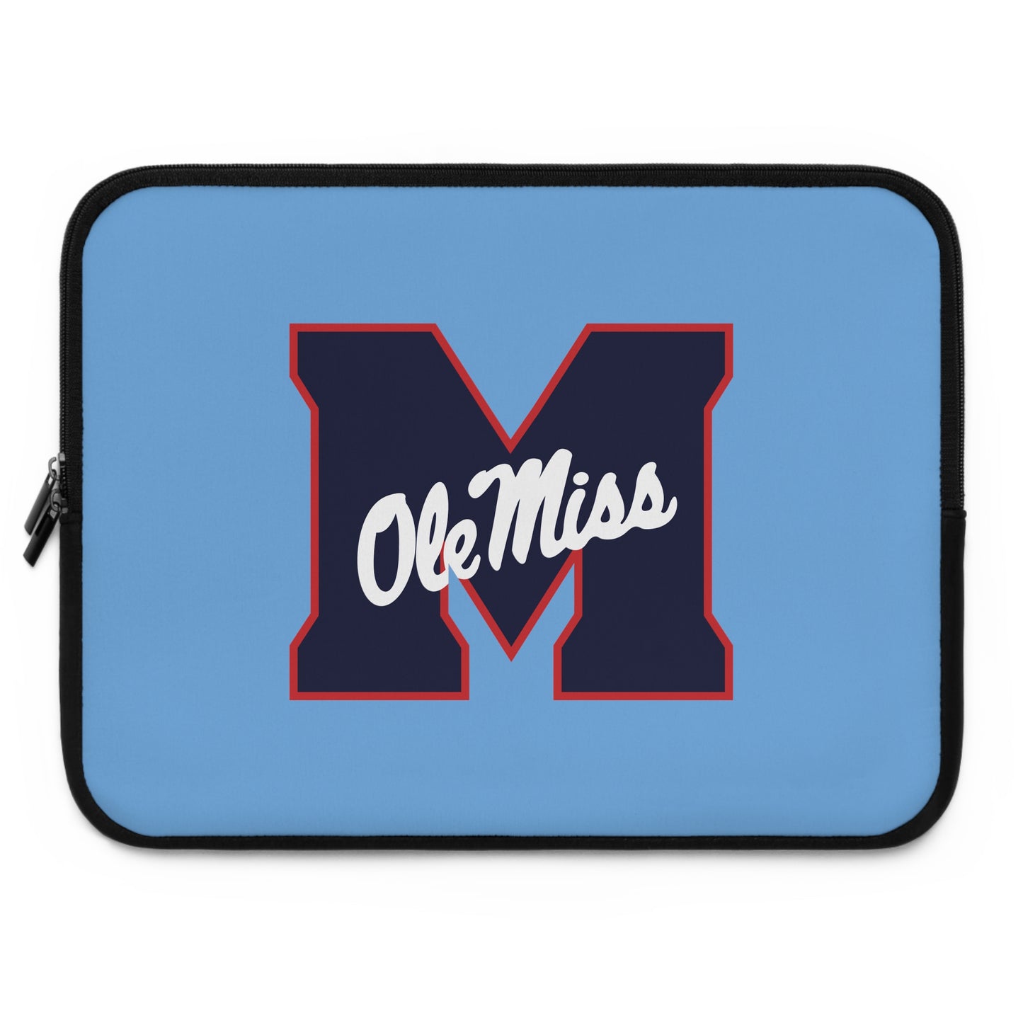 Ole Miss "M" Laptop Sleeve Blue