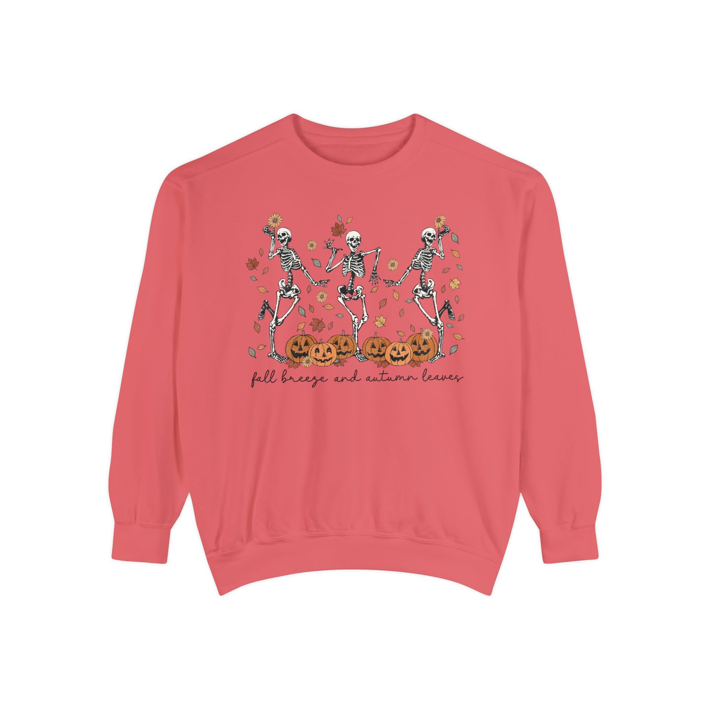 Dancing Skeleton Unisex Garment-Dyed Sweatshirt