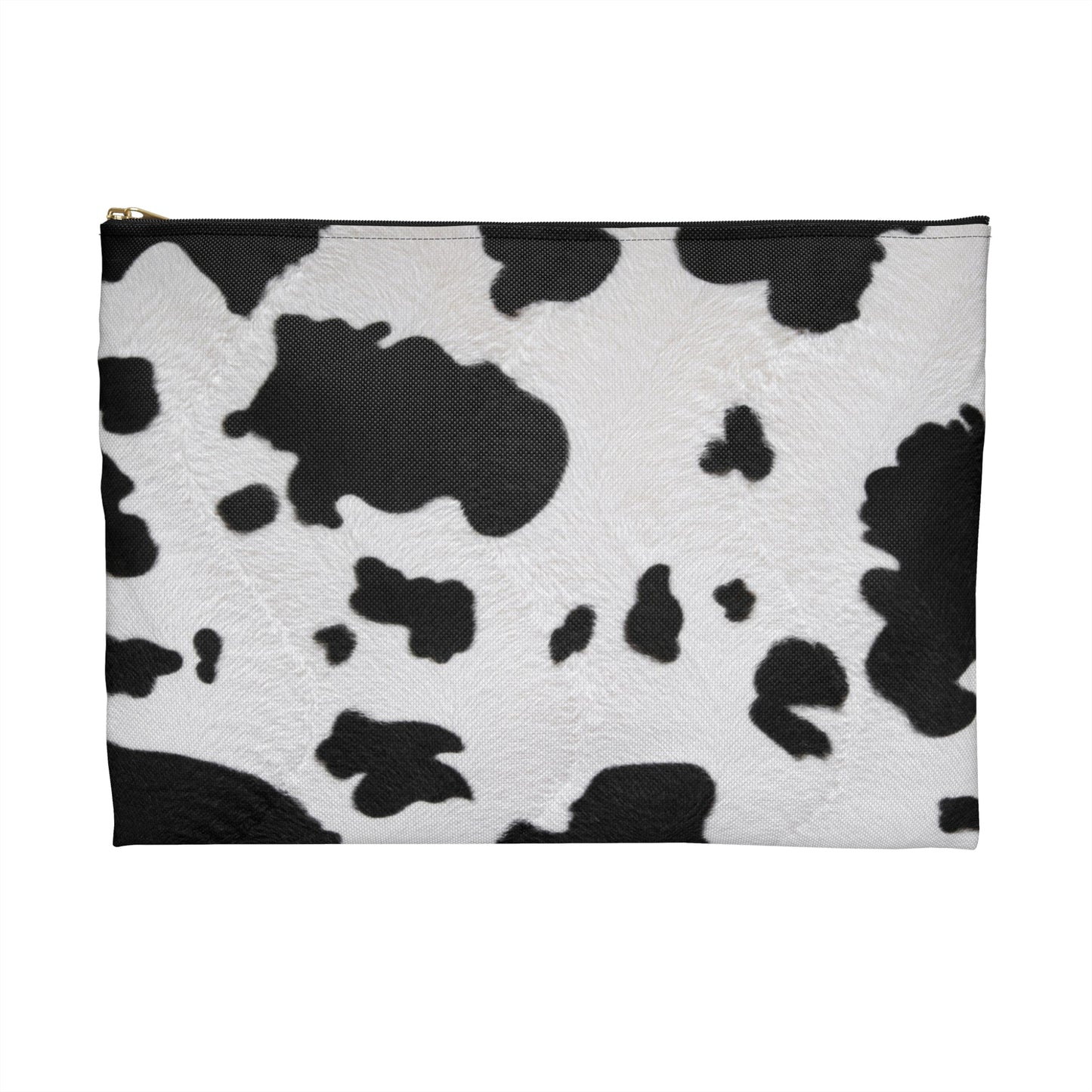 Cow Print Accessory Pouch